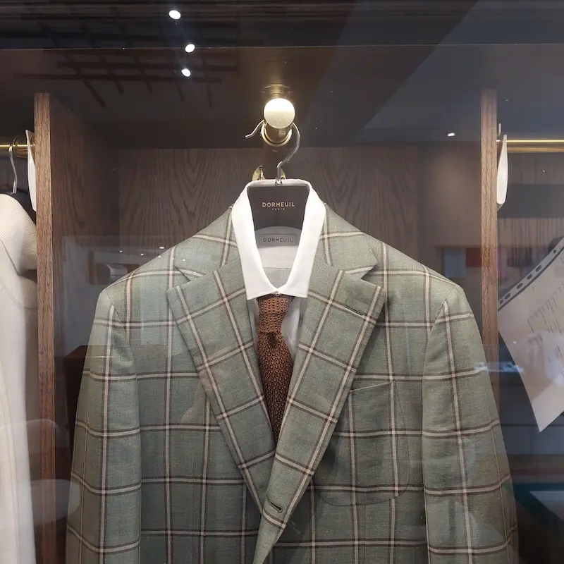 Jacket made with Dormeuil fabric